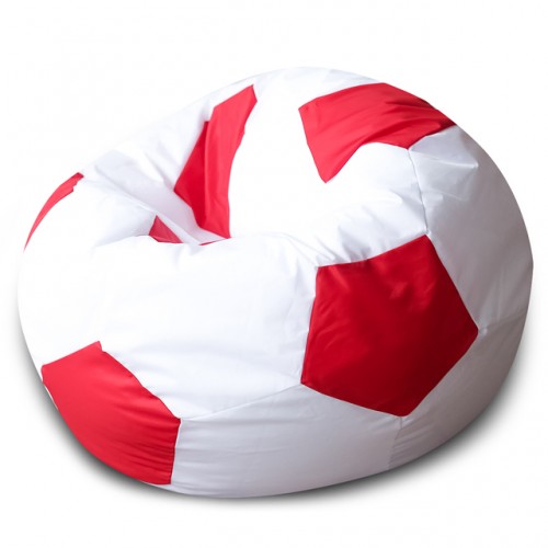 Кресло Мяч Бело-Красный, Оксфорд